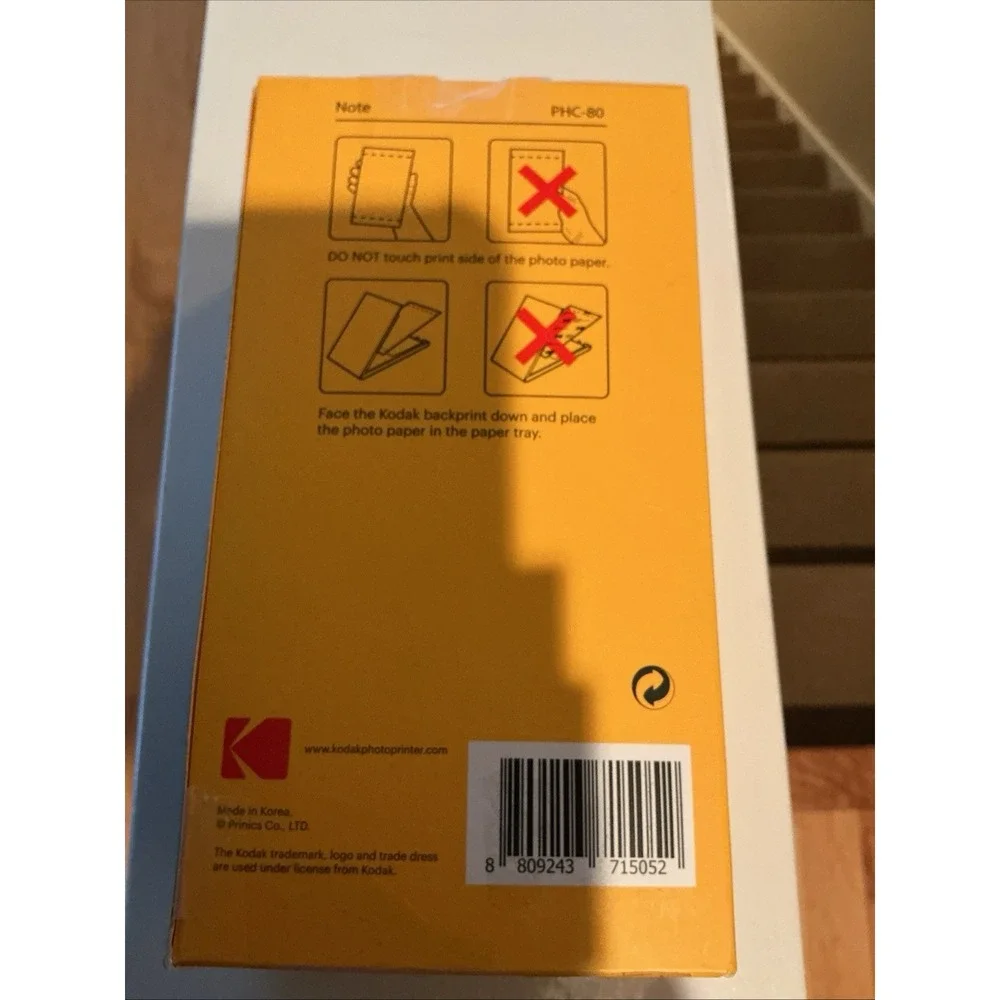 KODAK Dock Photo Printer Cartridge Refill 80 Sheets Of Photo Paper NEW Open Box